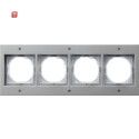 GIR21465 / Abdeckrahmen 4f Gira TX_44 (WG UP) F Alu / EAN...