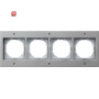 GIR21465 / Abdeckrahmen 4f Gira TX_44 (WG UP) F Alu / EAN 4010337214656