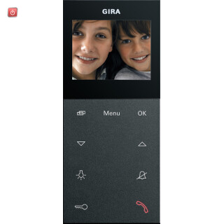 GIR123928 / Wohnungsstation Video AP Plus System 55 Anthrazit / EAN 4010337016250