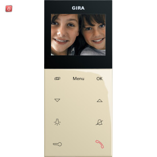 GIR123901 / Wohnungsstation Video AP Plus System 55 Cremeweiß / EAN 4010337016229