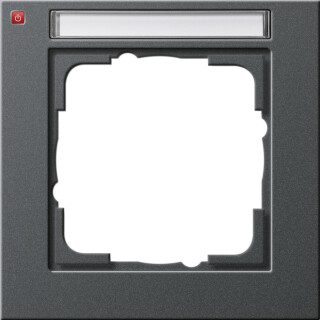 GIR109123 / Abdeckrahmen 1f BSF Gira E2 Anthrazit / EAN 4010337084044