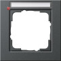 GIR109123 / Abdeckrahmen 1f BSF Gira E2 Anthrazit / EAN 4010337084044