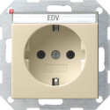 GIR45701 / Steckdose, cremeweiß/elektroweiß,...