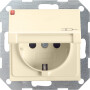GIR45401 / Steckdose, cremeweiß/elektroweiß, Unterputz UP, 1 Fach, IP20 / EAN 4010337454014