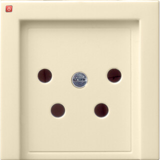 GIR27901 / Abd. KPN-Anschlussdose 4-p System 55 Cremeweiß / EAN 4010337279013