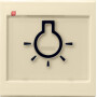 GIR21601 / Wippe BSF + Symb. Licht groß tastbar System 55 Cremeweiß / EAN 4010337216018