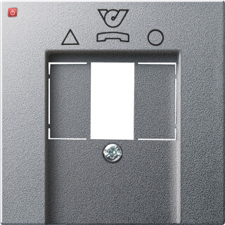 GIR26026 / Abd. TDO-Anschlussdose System 55 F Alu / EAN 4010337260264
