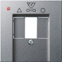 GIR26026 / Abd. TDO-Anschlussdose System 55 F Alu / EAN 4010337260264