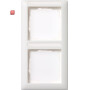 GIR110203 / Abdeckrahmen 2f senkr. BSF Standard 55 Reinweiß / EAN 4010337102038