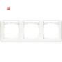 GIR109303 / Abdeckrahmen 3f waager. BSF Standard 55 Reinweiß / EAN 4010337093039