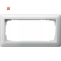 GIR100203 / Rahmen 2-fach ohne Mittelsteg , Standard 55 Reinweiß glänzend / EAN 4010337001607