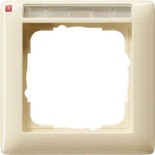 GIR109101 / Abdeckrahmen 1f BSF Standard 55 Cremeweiß / EAN 4010337091011