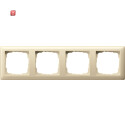 GIR21401 / Abdeckrahmen 4f Standard 55 Cremeweiß /...