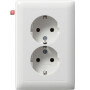 GIR78203 / SCHUKO 2f Vollpl. f. Gerätedose 1,5f Standard 55 Reinweiß / EAN 4010337782032