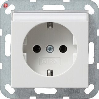 GIR45703 / Steckdose, weiß, Unterputz UP, 1 Fach, IP20 / EAN 4010337457039