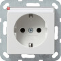 GIR45703 / Steckdose, weiß, Unterputz UP, 1 Fach, IP20 / EAN 4010337457039