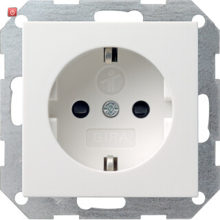 GIR45303 / Steckdose, weiß, Unterputz UP, 1 Fach, IP20 / EAN 4010337453031