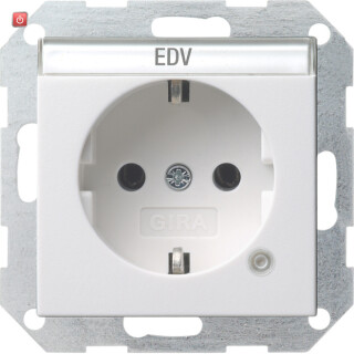 GIR45203 / SCHUKO Kontroll + BSF System 55 Reinweiß / EAN 4010337452034
