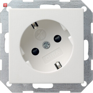 GIR41803 / Steckdose, weiß, Unterputz UP, 1 Fach, IP20 / EAN 4010337418030