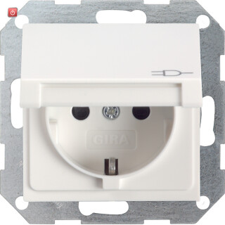 GIR41403 / Steckdose, weiß, Unterputz UP, 1 Fach, IP20 / EAN 4010337414032