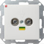 GIR40503 / Potenzialausgleich-Dose 2f System 55 Reinweiß / EAN 4010337405030