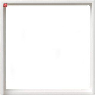 GIR28203 / Adapterrahmen quadr. 50 x 50 mm System 55 Reinweiß / EAN 4010337282037