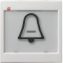 GIR21703 / Wippe BSF + Symb. Klingel groß tastbar System 55 Reinweiß / EAN 4010337217039
