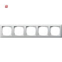GIR21503 / Abdeckrahmen 5-fach, Standard 55...