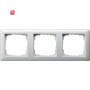 GIR21303 / Abdeckrahmen 3-fach, Standard 55 Reinweiß glänzend, 021303 / EAN 4010337213031