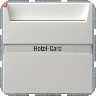 GIR14003 / Hotel-Card Wechsler (bel.) BSF System 55 Reinweiß / EAN 4010337140030