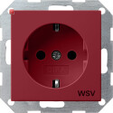 GIR44902 / Steckdose, rot, Unterputz UP, 1 Fach, IP20 /...