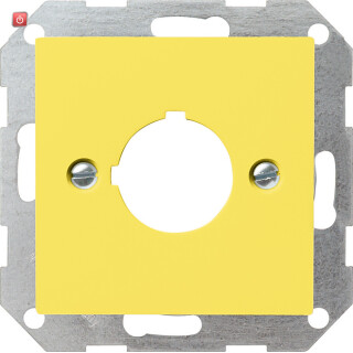 GIR27102 / Abd. Tragring Taster D: 22,5 mm System 55 Gelb / EAN 4010337271024