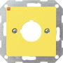 GIR27102 / Abd. Tragring Taster D: 22,5 mm System 55 Gelb / EAN 4010337271024