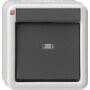 GIR10630 / Wippschalter AusWe WG AP Grau / EAN 4010337106302