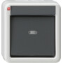 GIR10730 / Wippschalter Kreuz WG AP Grau / EAN 4010337107309