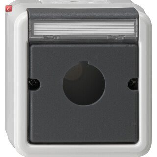 GIR27230 / Gehäuse BSF Taster D: 22,5 mm WG AP Grau / EAN 4010337272304
