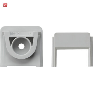 GIR1030 / Adapter Ltg.einf. Kanal 15 x 30 mm WG AP Grau / EAN 4010337010302