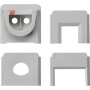 GIR730 / Set Adapter Ltg.einf. WG AP Grau / EAN 4010337007302