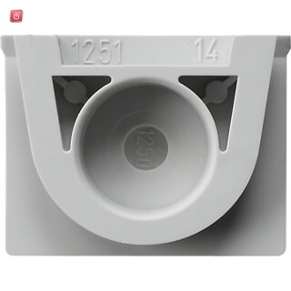 GIR930 / Adapter Ltg.einf. 1f geschlossen WG AP Grau / EAN 4010337009306