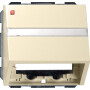 GIR87001 / Datenhaube Tragring + BSF System 55 Cremeweiß / EAN 4010337870012