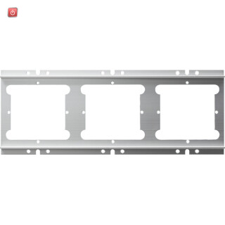 GIR127600 / Tastschalter Kreuz System 55 Edelstahl / EAN 4010337276005