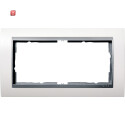 GIR100271 / Abdeckrahmen 2f o.M. Zwischenr. F Alu Gira...