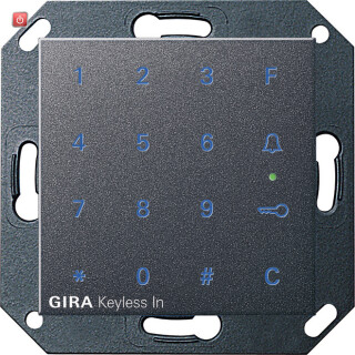 GIR260528 / Gira Keyless In Codetastatur System 55 Anthrazit / EAN 4010337051381