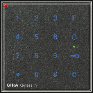 GIR260567 / Gira Keyless In Codetastatur Gira TX_44 (WG UP) Anthrazit / EAN 4010337051435