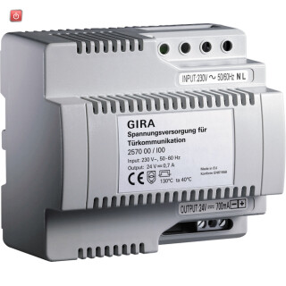 GIR257000 / Spannungsvers. DC 24 V 700 mA REG Elektronik / EAN 4010337025702