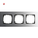 GIR213219 / Abdeckrahmen 3f Gira Esprit Edelstahl / EAN...
