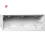 GIR289800 / Gerätedose 3f flach Gira E2 / EAN 4010337066538