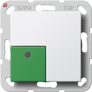 GIR591103 / Abstelltaster Plus System 55 Reinweiß / EAN 4010337085904