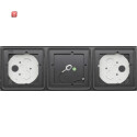 GIR5503910 / AP-Gehäuse 3f System 106 Anthrazit /...