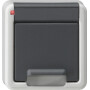 GIR144230 / Abd. SCHUKO KD + SH WG AP Grau / EAN 4010337026433